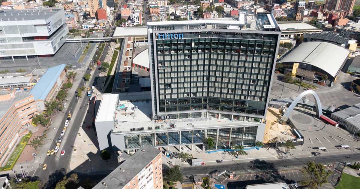 Trabajos En El Nuevo Hotel Hilton De Bogotá, Colombia
