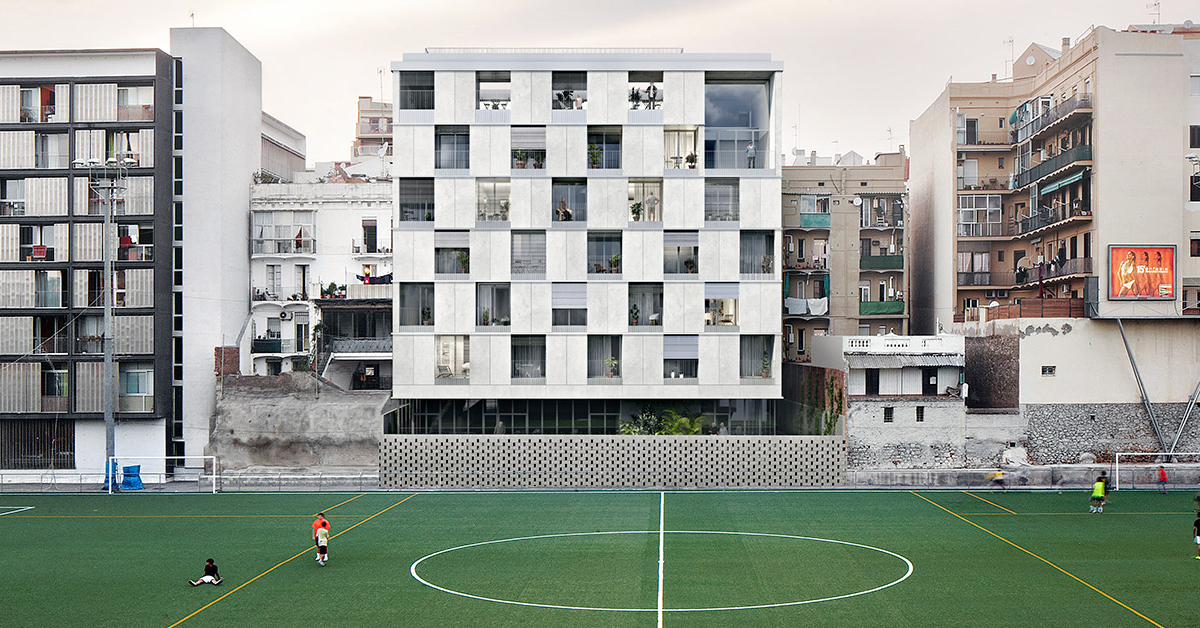 Tancaments D'alumini I Façanes Per A Promoció D'habitatge Dotacional A Barcelona