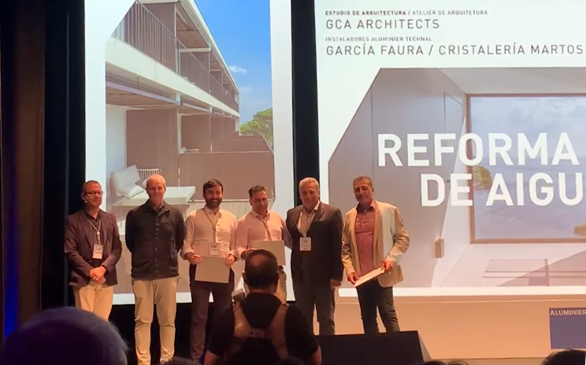 Award Of The Technal Architecture Prize To GARCIA FAURA For The Remodelling Of The Parador D’Aiguablava